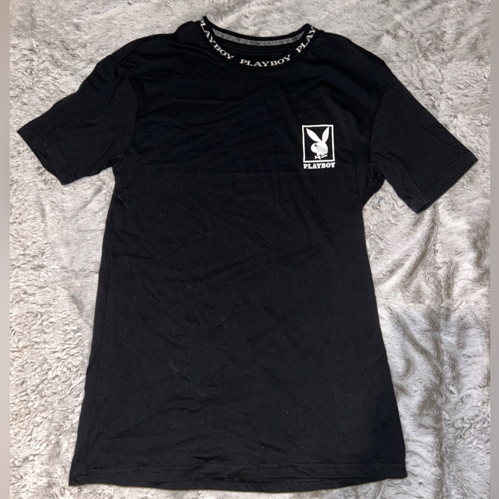 PlayBoy Black Shirt Size Small